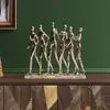 KARE Deko-Figur Hand in Hand, goldfarben, Höhe 27 cm