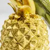 KARE Deko-Figur ANANAS PARROT, 2er-Set, Polyresin, gold/grün