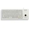 Cherry XS Trackball Keyboard, hellgrau, USB