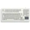 Cherry TouchBoard G80-11900, hellgrau Kompakte Tastatur mit integriert...