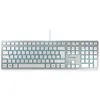 CHERRY KC 6000 SLIM, silber, Ultra flaches Design-Keyboard