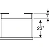 Geberit 501.903.JK.1, Grau, 1 Tür(en), 1 Stück(e), 435 mm, 345 mm, 605...