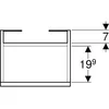 Geberit 501.902.00.1, Walnuss, 1 Tür(en), 384 mm, 308 mm, 605 mm