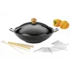 kela Wok, Gusseisen (Wok-Set, 5-teilig)