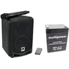 Omnitronic Mini-WAMS 065 BT Tragbares PA-System (Aktiv), PA Lautsprech...