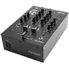 Omnitronic PM-222P 2-Kanal-DJ-Mixer mit Player, Mischpult, Schwarz