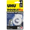 UHU doppelseitiges Klebeband 19 mm x 1.5 m weiß