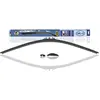 alca® Scheibenwischer SUPER FLAT 600 mm: Flaches Wischerblatt mit Spoi...