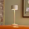 LED-Akku-Tischleuchte Veluna, beige, 3er-Set, 25 cm, IP44