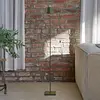 LED-Akku-Stehlampe Nuindie IP54 120 cm rund USB-C tannengrün