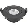 LED-Deckeneinbauspot Diled, Ø 8,5 cm 6 W Dim-To-Warm schwarz