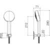 Dornbracht 27805625-00 Schlauchbrausegarnitur Meta