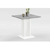 VidaXL FMD furniture Esstisch Säulentisch 70 x 70 x 75 cm weiß / Beton...