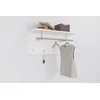FMD Garderobenpaneel Spot, Wandgarderobe mit Kleiderstange, Ablage und...