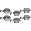 Näve 6er-Set LED Solar-/Dachrinnenleuchte "MISTRA", Lampe für den Auße...