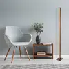 LED-Stehleuchte Madera in Holz-Optik, dimmbar