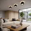 LED-Deckenspot Trimes, Ø 11,5 cm, schwarz, CCT, step-dim