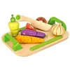 Eichhorn Spiellebensmittel Kaufladen Holz-Spielset 12-tlg. Schneideobs...