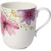 Villeroy & Boch Becher Mariefleur Tea Becher mit Henkel 0,43 l, Premiu...
