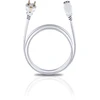 Powercord C 13 white 500 Universal-Netzkabel