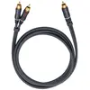 Oehlbach D1c23703 Subwoofer Y-cinch-kabel 3 M