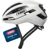 Abus Taipan LED Helm Weiß Schwarz, Größe L (57-61 cm)