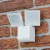 Theben LED-Außenwandleuchte theLeda S17-100L, weiß, 2-flg.