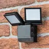 Theben LED-Außenwandleuchte theLeda S17-100, schwarz Sensor