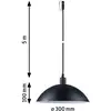 Paulmann Plug & Shine Pendelleuchte Mapalo, E14, IP44