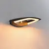 Paulmann LED-Sensor-Außenwandlampe Akena, 2.200 K, anthrazit