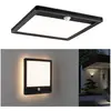Paulmann LED-Außenwandleuchte Lamina, schwarz, Sensor, IP44