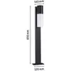 Paulmann Wegelampe Tralia, anthrazit Höhe 65 cm Alu IP44 E27