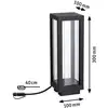 Paulmann Plug & Shine LED-Sockelleuchte Classic Lantern RGBW