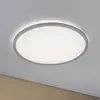 Paulmann Atria Shine LED-Panel, chrom, dimmbar, Ø 42 cm