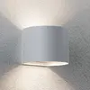 Paulmann Akku-Außenwandlampe Nyora, weiß, 14 cm, Sensor IP44