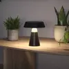 Paulmann LED-Akku-Tischlampe Lirox, schwarz/beige 20 cm IP44