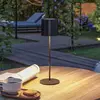 Paulmann LED-Akku-Tischlampe Tuni, schwarz, Kunststoff, IP44