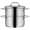 WMF Dampfgartopf Mini Dampfgarer mit Deckel, 16 cm, Cromargan® Edelsta...