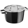 WMF Fleischtopf schwarz, Pfanne + Kochtopf, Schwarz