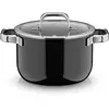 WMF Fusiontec Mineral Pro Kochtopf mit Deckel, 20 cm, Black 05.2002.52...