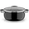 WMF Fusiontec Mineral Pro, Bratentopf mit Deckel, 24 cm, Black, Pfanne...