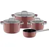 WMF Fusiontec Mineral Pro Topf- und Pfannenset 4-teilig Rose Quartz