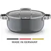 WMF Fusiontec Mineral Pro, Bratentopf mit Decke, 24 cm, Platinum 12254...
