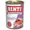 Rinti Kennerfleisch Nassfutter Für Hunde Mit Schinken 400g