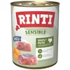 Rinti Sensible mit Pute & Karotte 800 g - 6 Stück, Nassfutter für: Hun...