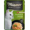 Miamor Feine Thunfischfilets Mit Gemüsesauce Nassfutter Für Katzen 100...
