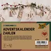 folia 2209 Adventskalender-Holzzahlen natur