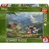 Thomas Kinkade Studios: Disney - Mickey & Minnie in den Alpen, Puzzle