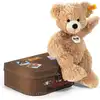 Steiff Plüschtier-Kofferset mit Teddybär, Plüsch, ca. 28 cm, beige