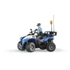 BRUDER 63010 Polizei-Quad mit Polizist und Ausstattung, Modellfahrzeug
